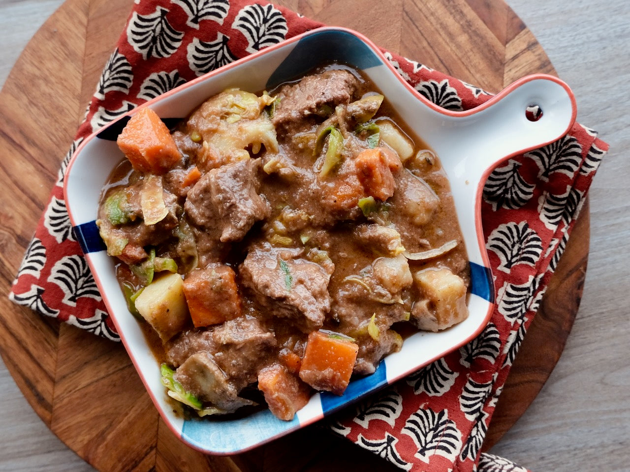 'Enright' Beef Stew with Local Asparagus & Cremini Mushrooms