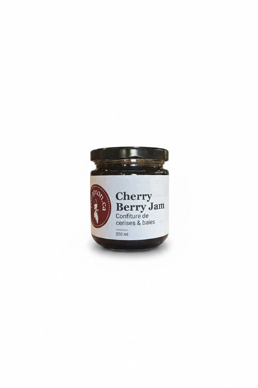 Confiture cerise-framboise 250ml