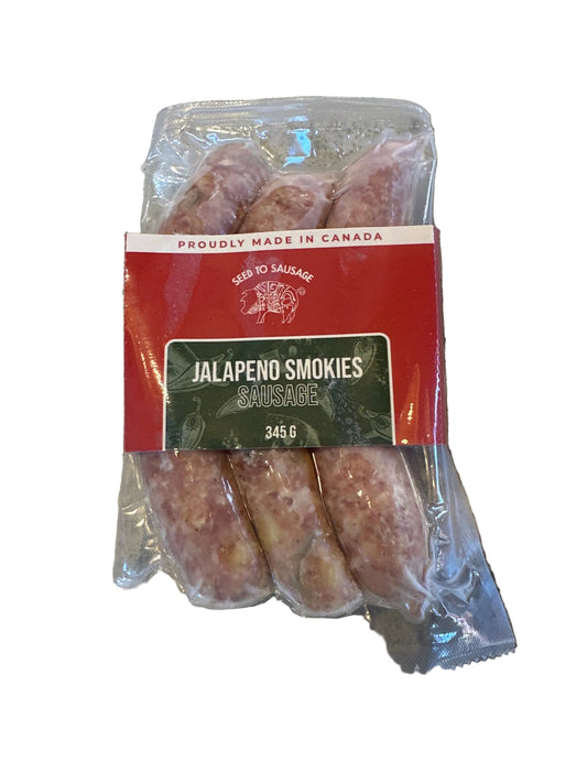 Saucisses fumées au jalapeño