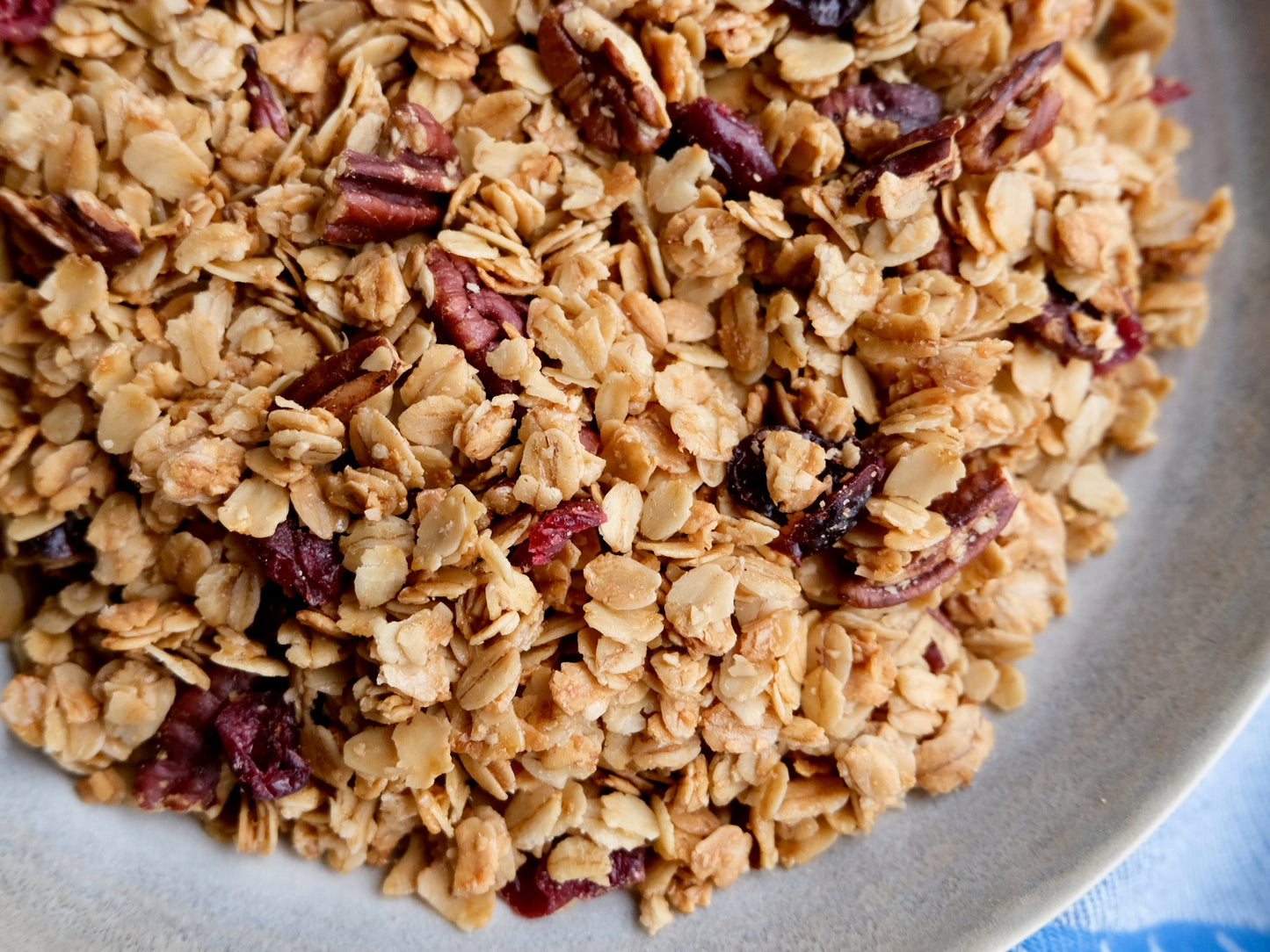 Granola érable, canneberge et noix de pécan