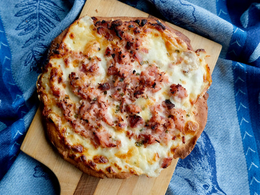Pains Plats Gourmands : « Croque Monsieur » au jambon de Berkshire, cheddar de l’Ontario et béchamel à la moutarde de Dijon à l’ancienne