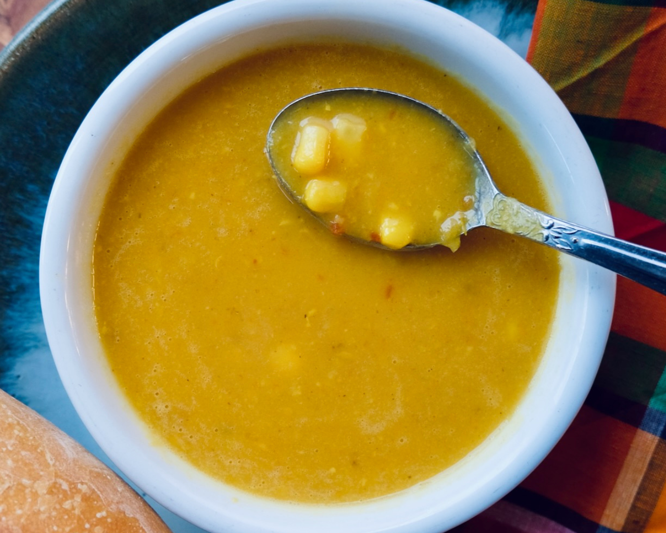 Chowder de maïs épicé